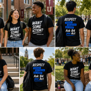 'Want Some Action?' Long Sleeve T-Shirt
